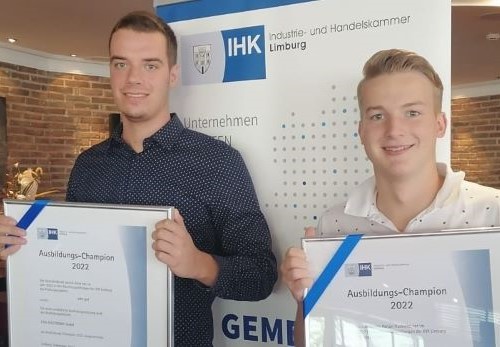 Zwei Ausbildungschampions von FEIG