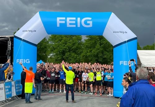 Start des Firmenlaufs in Gießen