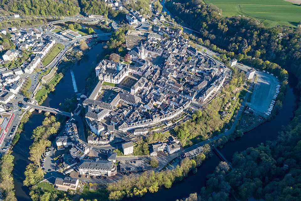 Luftbildaufnahme Weilburg